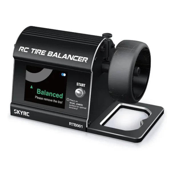 SKYRC Tire Balancer RC RTB001 7.2V-12V DC Input Powerful DC Motor Seam Removing Digital 1/8 1/10 RC Cars Rubber Tyre SK500045